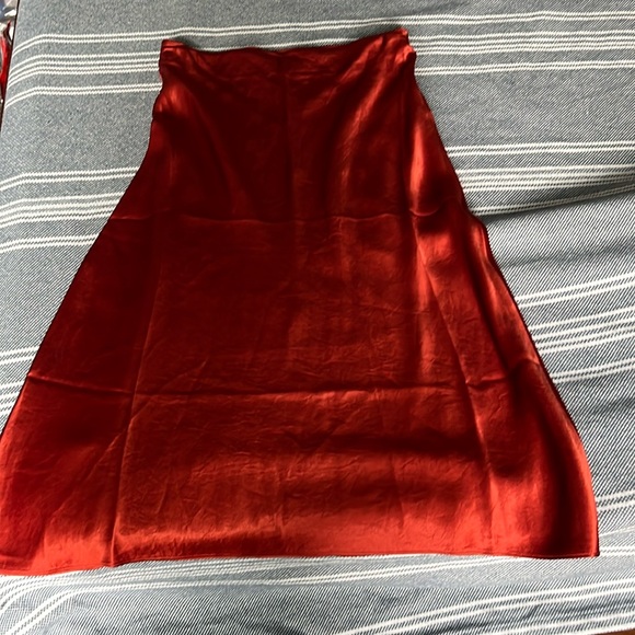 Babaton Dresses & Skirts - Aritzia/Babaton burnt orange midi skirt